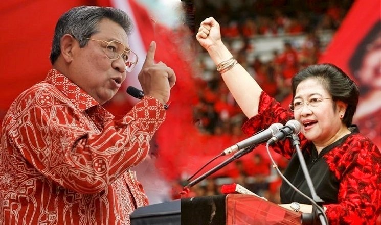 SBY dan Megawati/Foto Ilustrasi: NUSANTARAnews