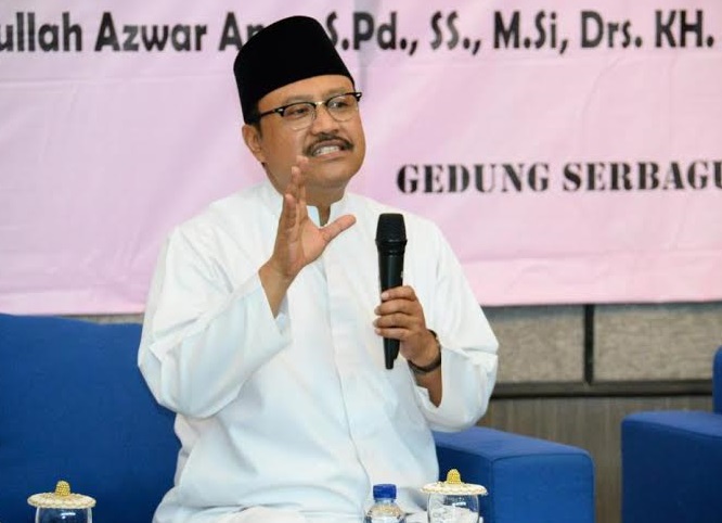 Wakil Gubernur Jatim Saifullah Yusuf/Foto Tri Wahyudi/Nusantaranews