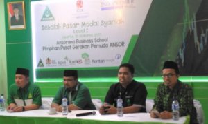 Ansoruna Bussines School GP Ansor gelar Sekolah pasar Modal Syariah/Foto Ucok/Nusantaranews