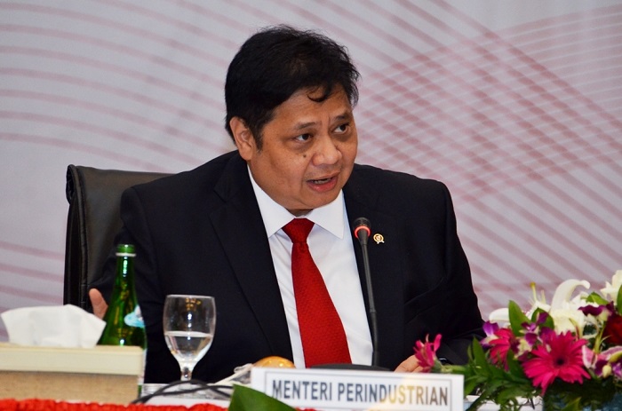 Menteri Perindustrian Airlangga Hartarto. Foto Humas Kemenperin
