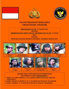 Daftar Pencarian Orang Tindak Pidana Teroris/Foto dok. Polda sulteng/Nusantaranews