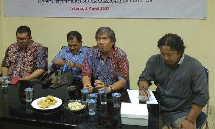 Evaluasi PP Tentang Pengupahan Oleh Surbumusi/Foto Ucok Al Ayyubi/Nusantaranews