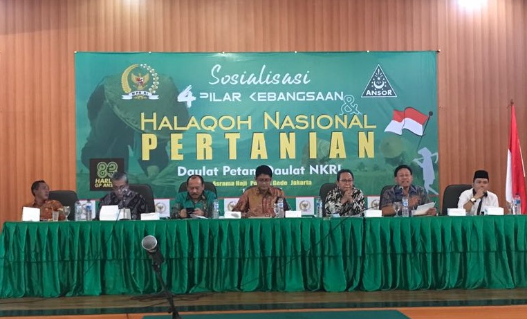 Halaqoh Nasional Pertanian di Hall Asrama Haji Pondok Gede Jakarta/Foto Ahmad Hatim/Nusantaranews