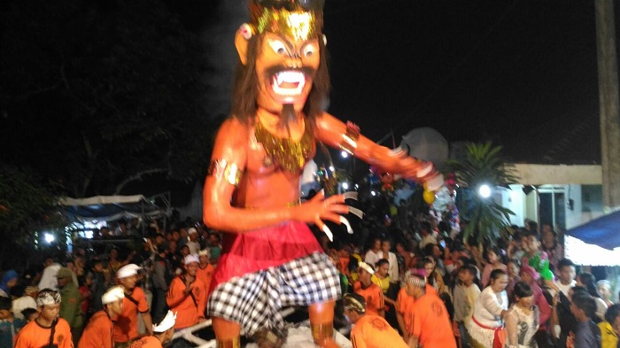 Masyarakat Jember Sambut Hari Raya Nyepi dengan Pawai Ogoh-ogoh/Foto Sis24