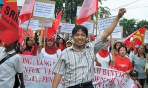 Ketua Umum SPRI (Serikat Perjuangan Rakyat Indonesia), Marlo Sitompul/Foto: Dok. SuaraJakarta.co