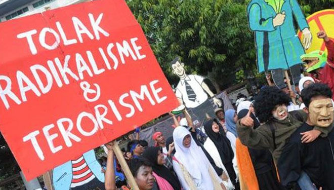 Tolak Radikalisme dan Terorisme/Foto via inatimes/Nusantaranews