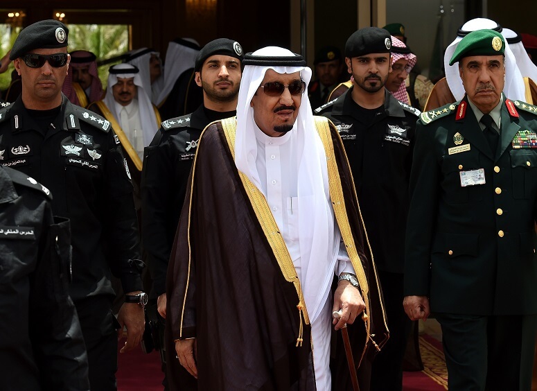 Raja Arab Saudi Salman bin Abdulaziz Al saud. AFP PHOTO / FAYEZ NURELDINE (Getty Images)