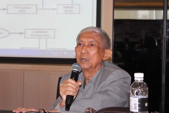 Analis Kebijakan Sumber Daya Alam, Rachman Wiriosudarmo. Foto Richard Andika/ NUSANTARAnews