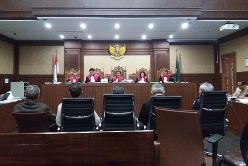 Wirawan Tanzil di Pengadilan Tipikor, Bungur, Jakarta Pusat, Kamis, (27/4/2017). Foto Restu Fadilah/ NUSANTARAnews