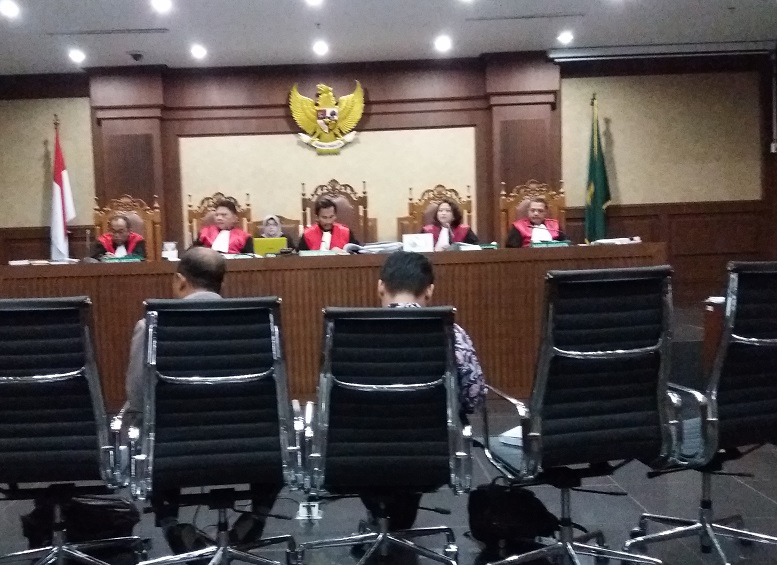 Husni Fahmi beri kesaksian dalam sidang Pengadilan Tindak Pidana Korupsi (Tipikor)/Foto restu fadilah/Nusantaranews
