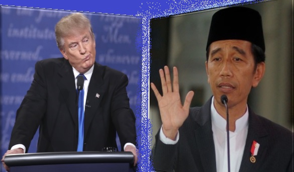 Joko Widodo dan Donald Trump: Ilustrasi Foto: NUSANTARAnews