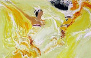 Oleg Tambulilingin, Srihadi Soedarsono, 200 cm x 130cm, Oil on canvas | JAVADESINDO