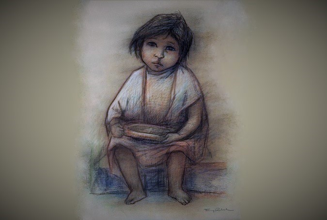 Sad Child by Fanny Rabel | Art Brokerage/ NUSANTARAnews