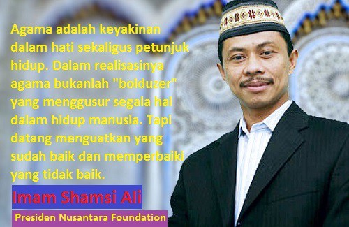 Imam Shamsi Ali (Presiden Nusantara Foundation). Foto Harian Terbit