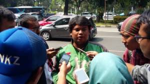 Driver Gojek, Arif Budi Kurniawan. Foto Ucok al Ayubi/ NUSANTARAnews