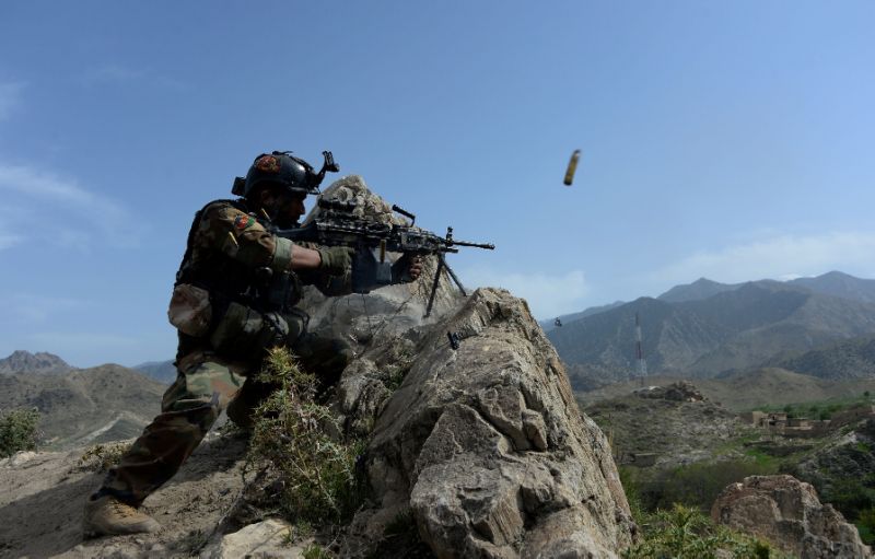 Tentara Amerika Serikat di Afghanistan. (Foto: AFP/Noorullah Shirzada)