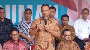 Anies-Sandi Tunjuk Sudirman Said Jadi Ketua Tim Sinkronisasi. Foto Richard Andika/ NUSANTARAnews