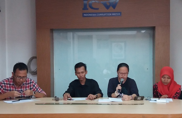Diskusi ICW/Foto Restu Fadilah/Nusantaranews
