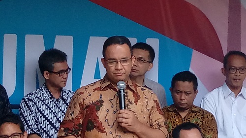 Anies-Sandi Tunjuk Sudirman Said Jadi Ketua Tim Sinkronisasi. Foto Richard Andika/ NUSANTARAnews
