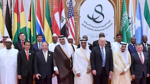 KTT Arab Islam Amerika Serikat yang digelar di Arab Saudi/Foto Dok. Setpres/Nusantaranews