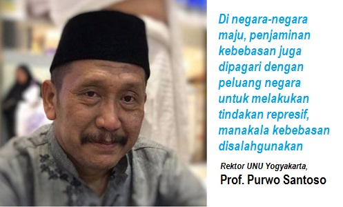 Rektor Universitas Nahdlatul Ulama, Prof. Purwo Santoso. Foto Ucok Al Ayubbi/ NUSANTARANEWS.CO