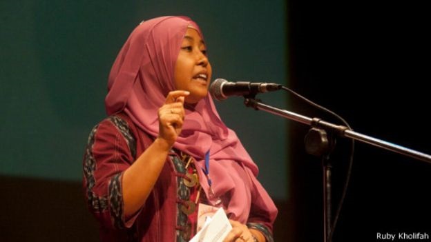 Direktur the Asian Muslim Action Network (AMAN) Ruby Khalifah. Foto: Dok. BBC.com