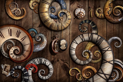Savad Photograph - Steampunk - Clock - Time Machine by Mike Savad. Foto: Dok. Fine Art America