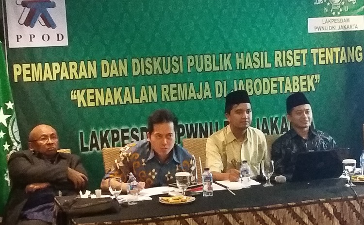 Diskusi Riset Kenalan Remaja oleh Lakpesdam PWNU Jakarta/Foto Ucok AA/Nusantaranews