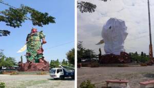 Aksi Robohkan Patung di Tuban, GM FKPPI Jatim Tak Ikut Terlibat