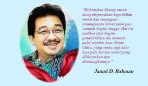 Denny JA, Sebuah Fenomena dalam Sastra Indonesia