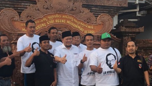 La Nyala Matalitti (tengah)/Foto Nur/Nusantaranews