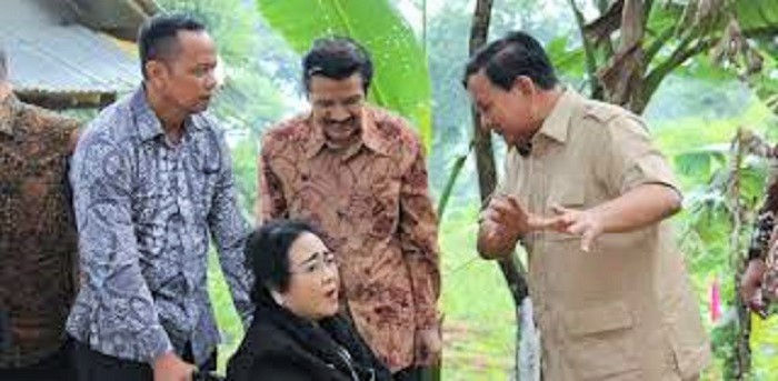 Prabowo Subianto dan Rachmawati suatu ketika. Foto: Istimewa