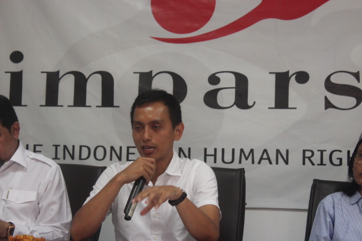 Direktur Imparsial, Al Araf. (Foto Andika/Nusantaranews)