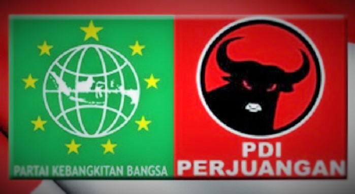 Kekuatan PKB dan PDIP di Pilgub Jatim 2018. Ilustrasi