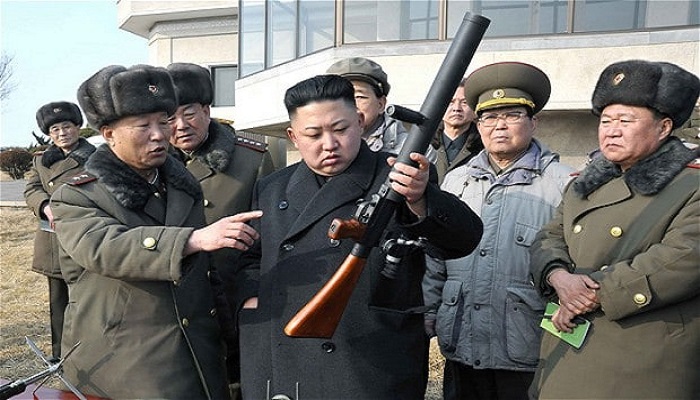 Kim Jong Un inspeksi senjata