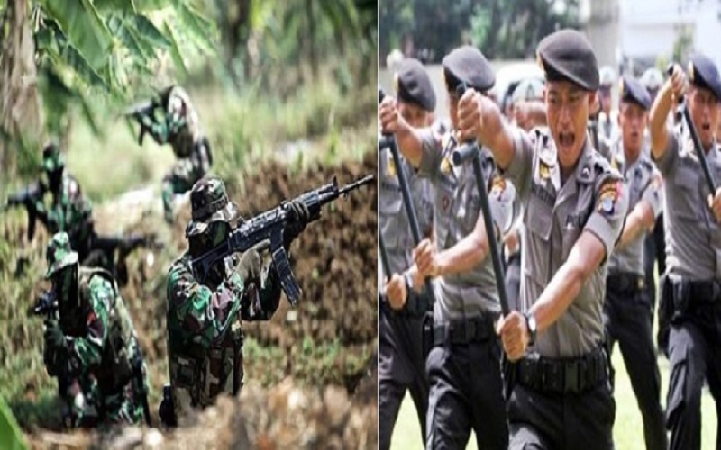 TNI adalah kombatan dan Polri (Polisi) bukan kombatan. (Foto: Ilustrasi/NusantaraNews)