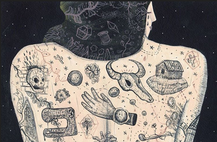 vector drawing art tattoos on Instagram. (cdninstagram)