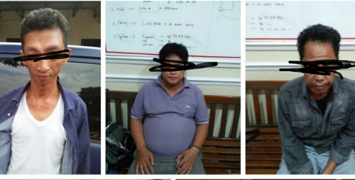 Tiga Orang yang menipu, Warga Ponorogo hingga Rugi Ratusan Juta Rupiah. Foto Muh Nurcholis/ Nusantaranews
