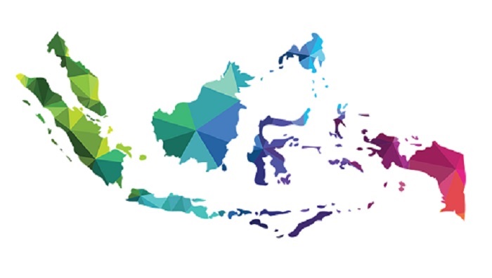 Peta Politik Ideologis Indonesia (Ilustrasi Peta Berwarna). Istimewa
