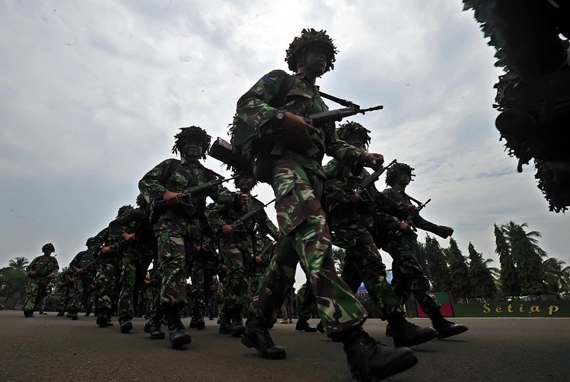 Prajurit Tentara Nasional Indonesia (TNI). (Foto: Antara)
