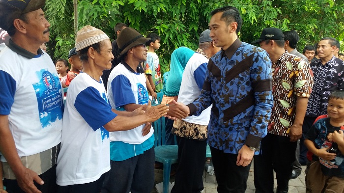 Usai Hadiri Undangan Jokowi, Ibas Sambangi Ngawi Lihat Program PISEW. Foto Muh Nurcholis/ NusantaraNews