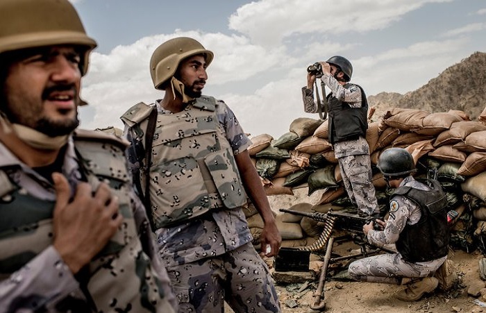 Tentara Arab Saudi di Yaman. Foto: Tomas Munita/New York Times