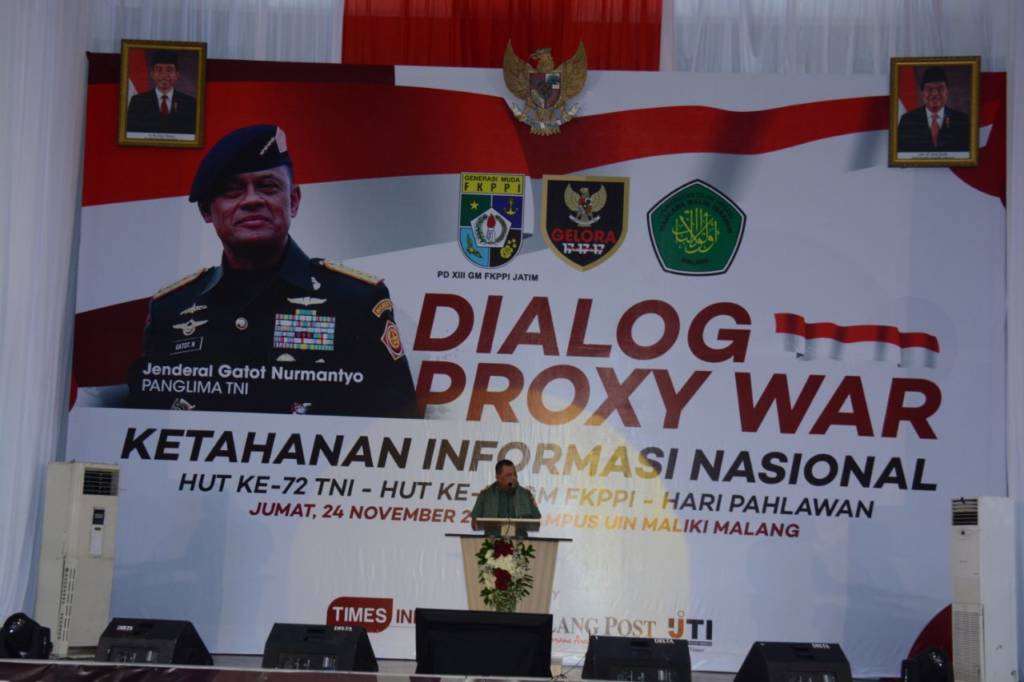Panglima TNI Jenderal Gatot Nurmantyo berkunjung ke UIN Maulana Malik Ibrahim Malang pada 24 November 2017. Foto: Dok. Pendam