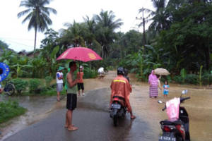 Bencana banjir di Pacitan, Jawa Timur. Foto: Tri Wahyudi/NusantaraNews
