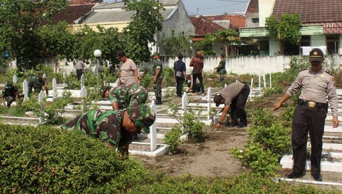 Gabungan TNI Polri Kediri (Foto Penrem/Nusantaranews)