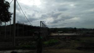 Pembanguan industri sedang dikerjakan di wilayah Babakan Cikao (BBC) Purwakarta, Jawa Barat yang oftimis berdampak pada ekonomi pesat warga Purwakarta. Foto: Fuljo/NusantaraNews