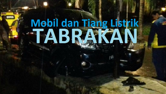 Mobil Setnov nabrak Tiang Listrik (Ilustrasi). Dok. NusantaraNews