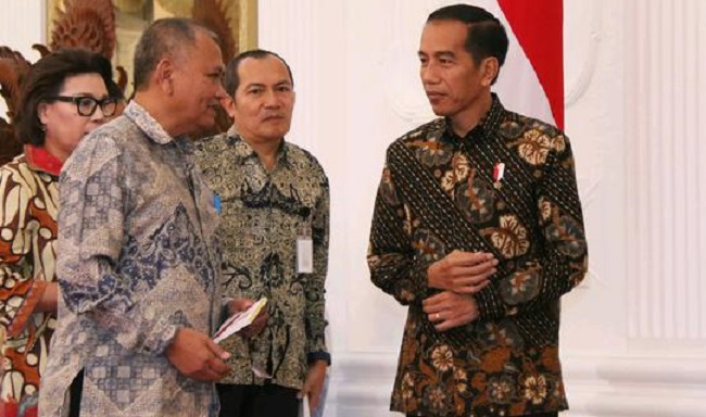 Pempinan KPK saat menemui Presiden Joko Widodo. Foto: Dok. Liputan6