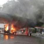 Ledakan Picu SPBU di Bondowoso Terbakar