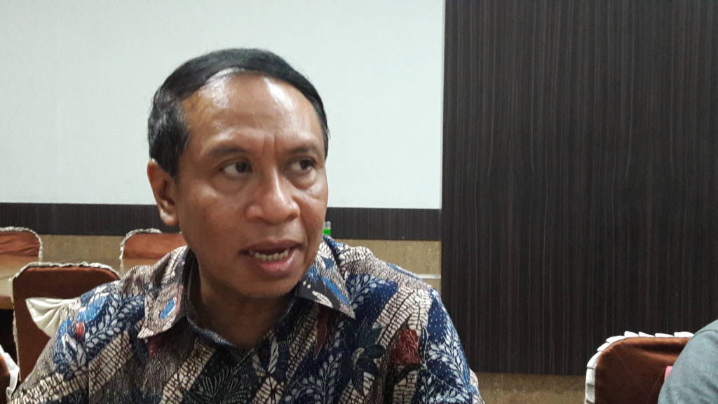 Ketua DPP Partai Golkar Zainuddin Amali memastikan Golkar mendukung pasangan Khofifah-Emil di Pilgub Jatim 2018. Foto: Tri Wahyudi/NusantaraNews